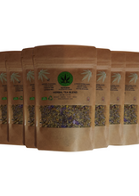 Load image into Gallery viewer, Blue Lotus &amp; Lavender CBD Nutriemp Herbal Tea Blend 20g
